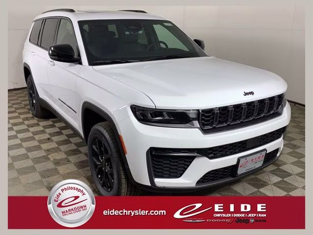 2026 Bright White Clearcoat Jeep Grand Cherokee L Altitude 4X4 SUV