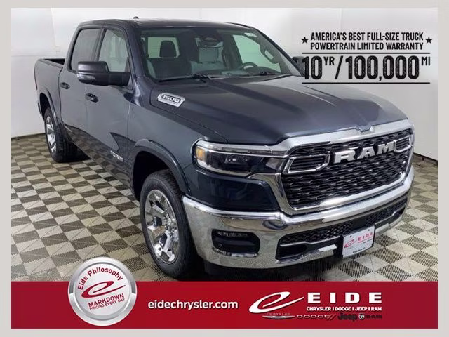 2026 Forged Blue Metallic Ram 1500 Big Horn 4X4 Truck