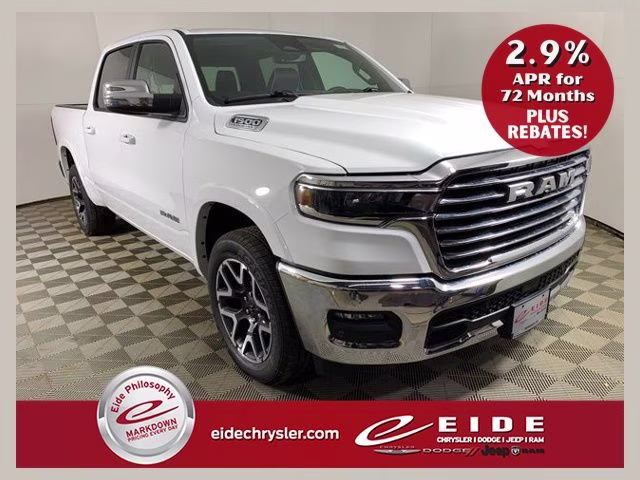 2026 Bright White Clearcoat Ram 1500 Laramie 4X4 Truck