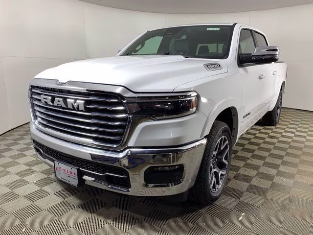 2026 Bright White Clearcoat Ram 1500 Laramie 4X4 Truck