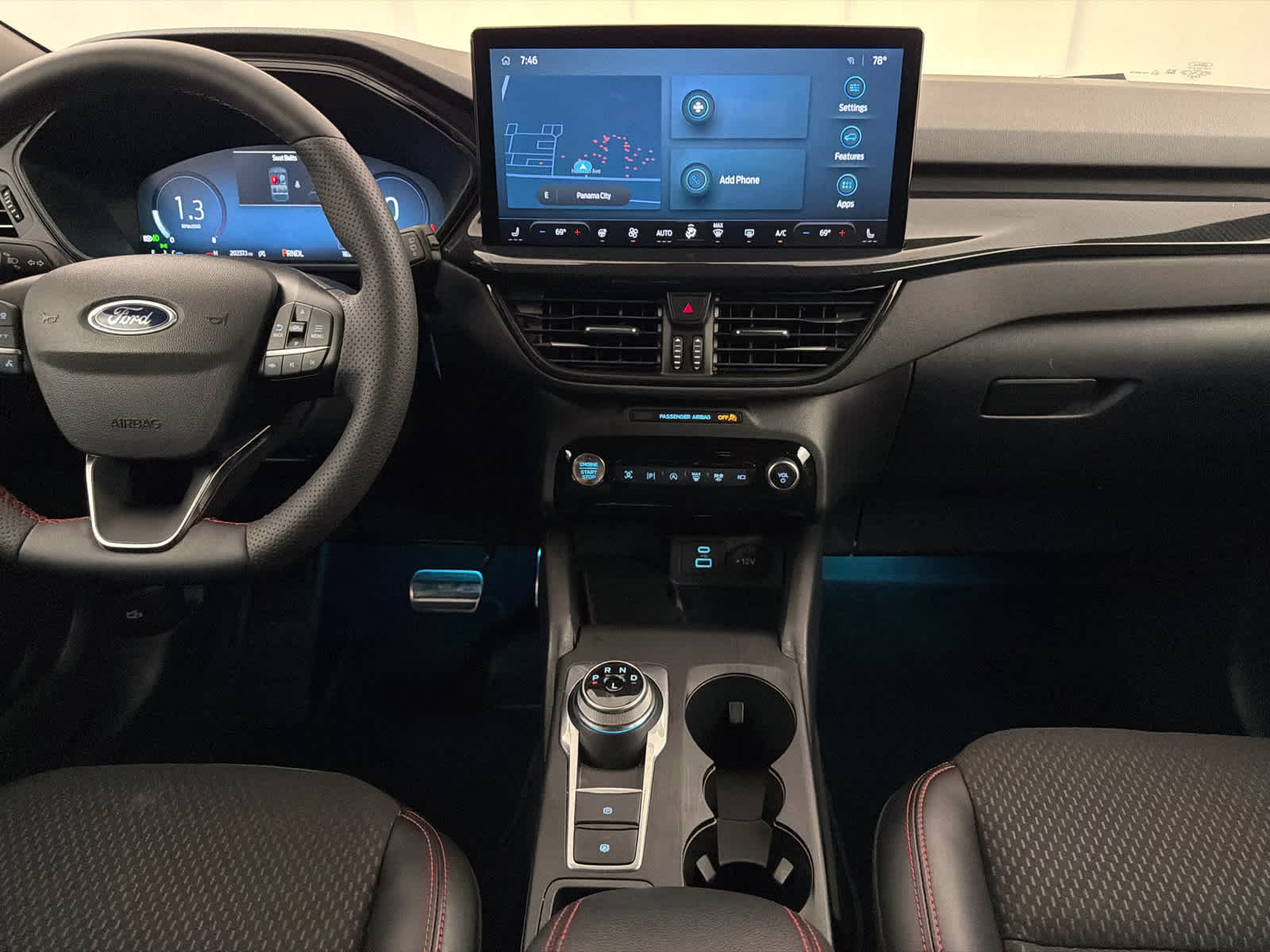 2023 Agate Black Metallic Ford Escape ST-Line Elite AWD SUV