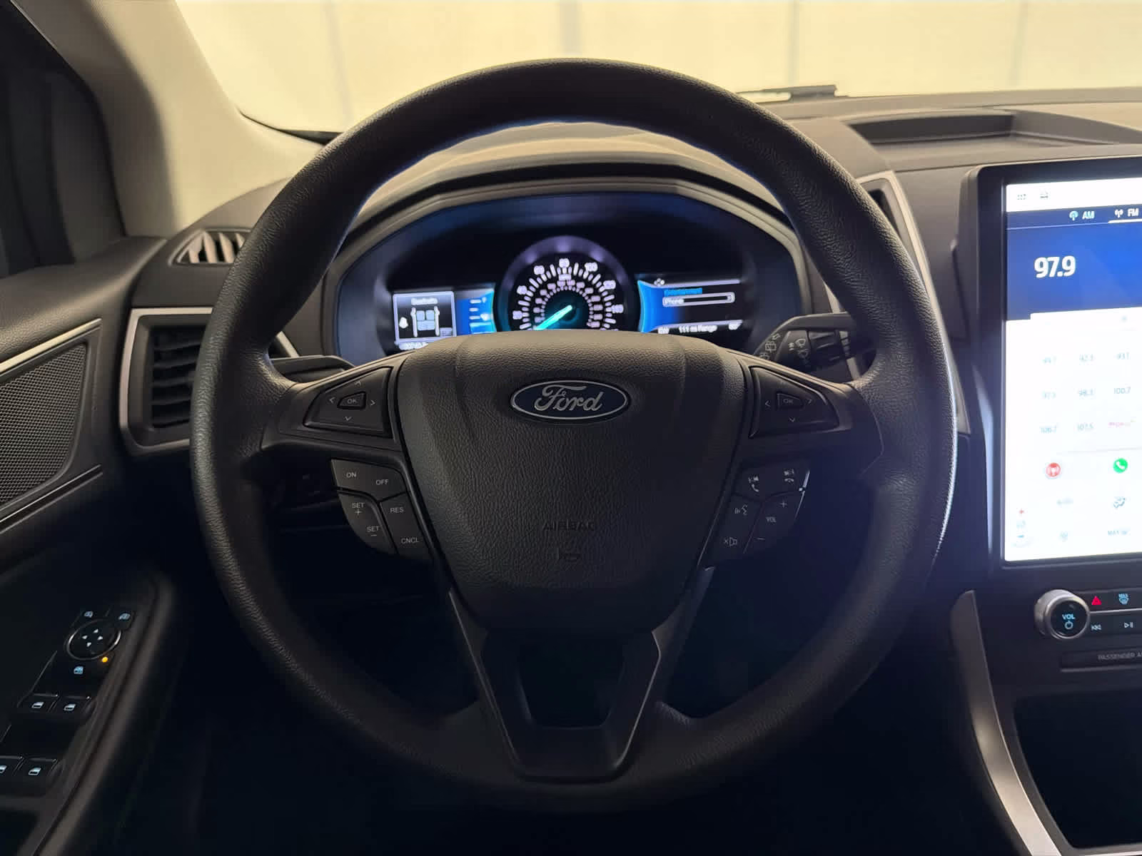 2022 Stone Blue Metallic Ford Edge SE AWD SUV