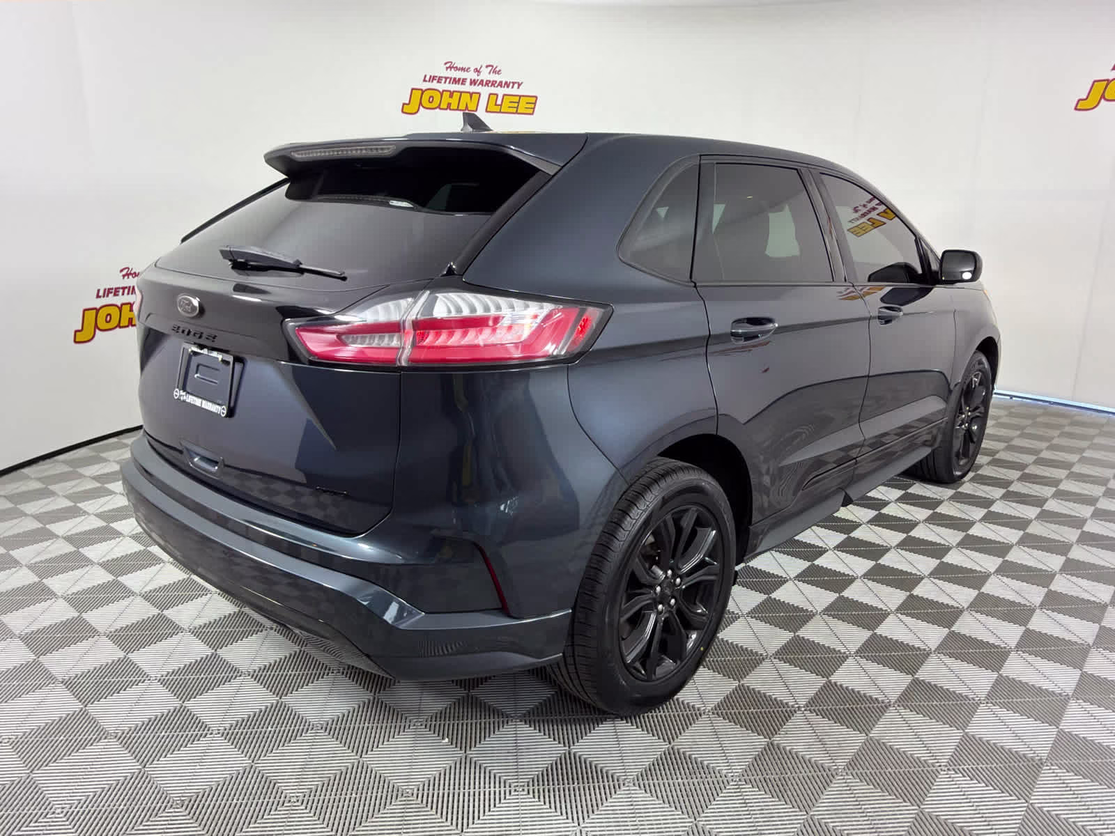 2022 Stone Blue Metallic Ford Edge SE AWD SUV