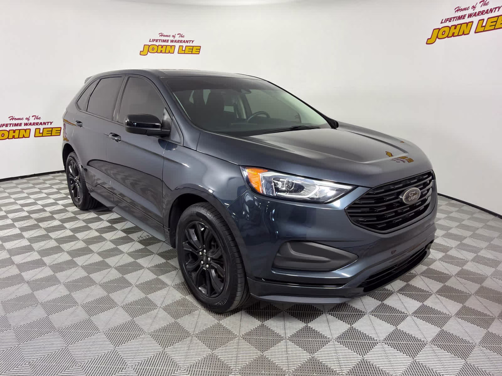 2022 Stone Blue Metallic Ford Edge SE AWD SUV