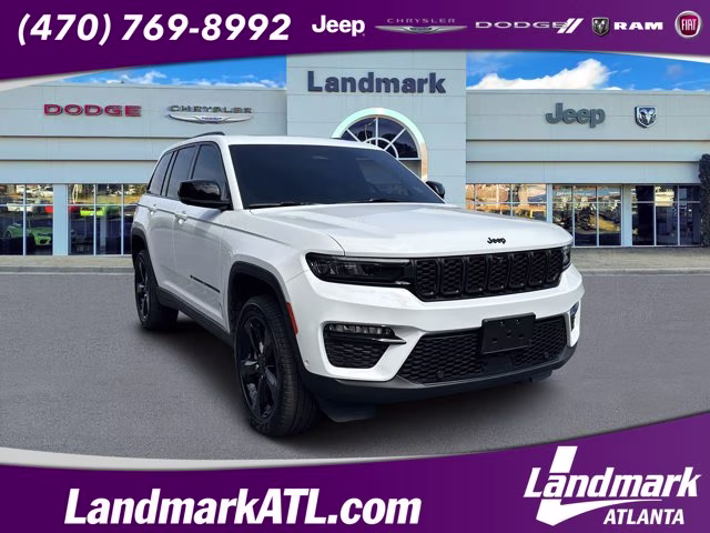 2025 Bright White Clearcoat Jeep Grand Cherokee Limited 4X4 SUV