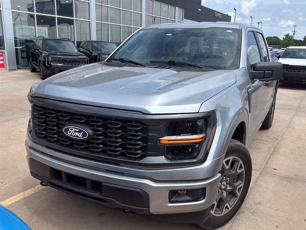 2024 Iconic Silver Metallic Ford F-150 STX 4X4 Truck