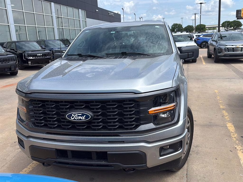 2024 Iconic Silver Metallic Ford F-150 STX 4X4 Truck