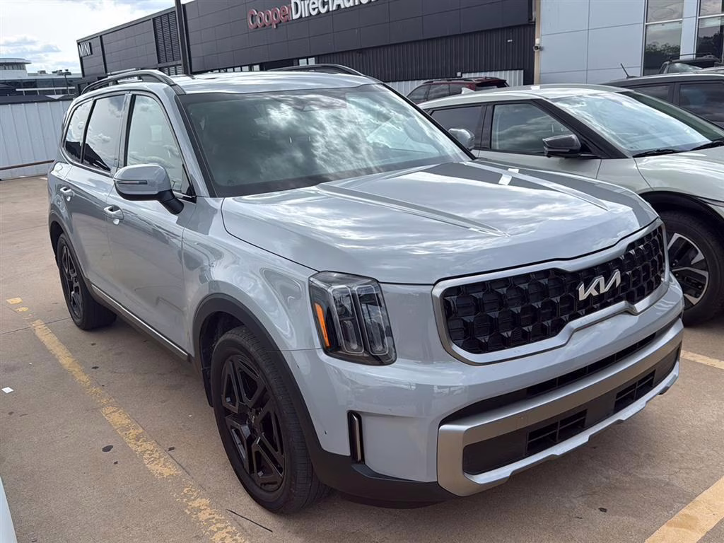 2023 Wolf Gray Kia Telluride EX X-Line AWD SUV