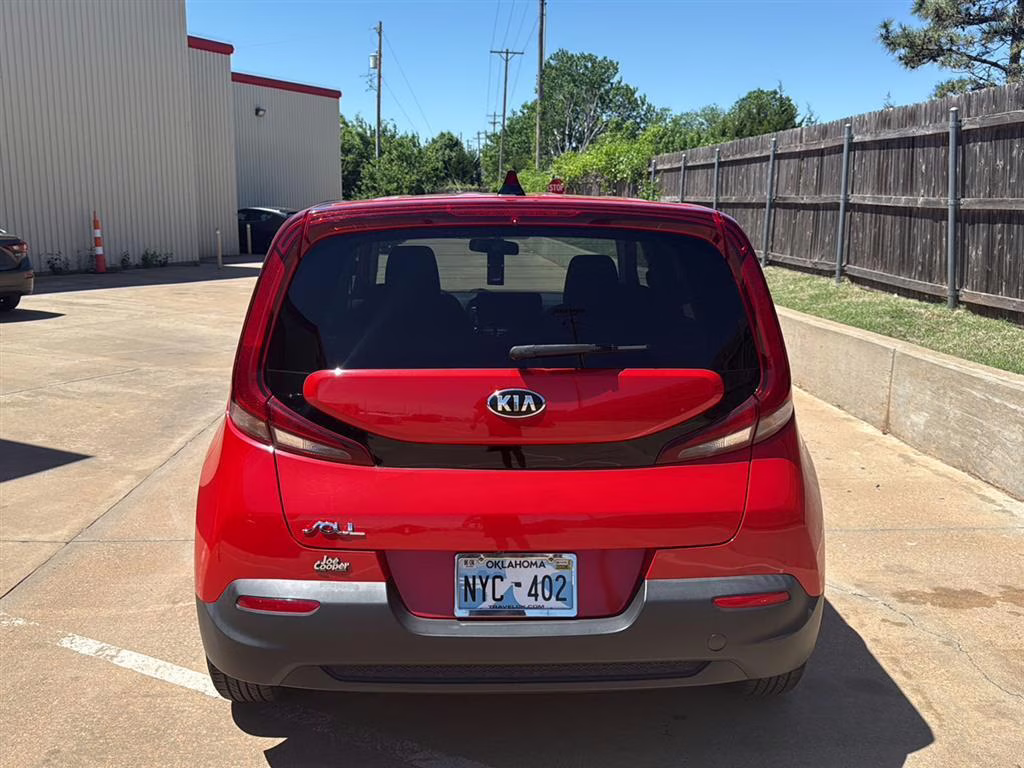 2021 Inferno Red Kia Soul LX FWD Hatchback