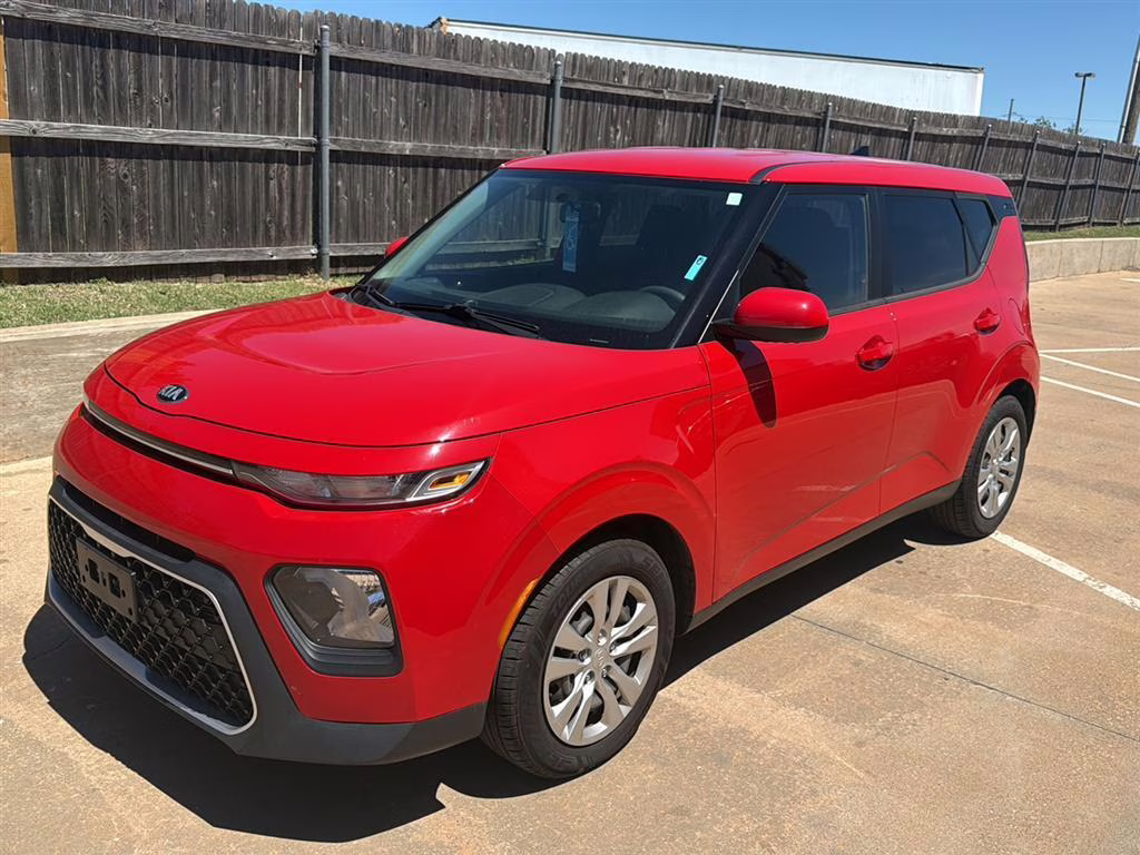2021 Inferno Red Kia Soul LX FWD Hatchback