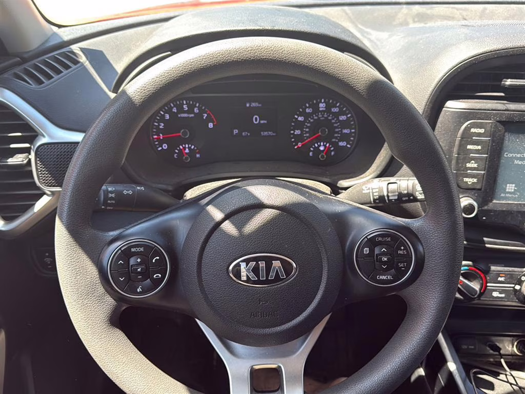 2021 Inferno Red Kia Soul LX FWD Hatchback