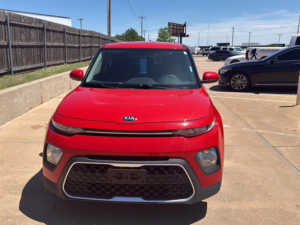 2021 Inferno Red Kia Soul LX FWD Hatchback