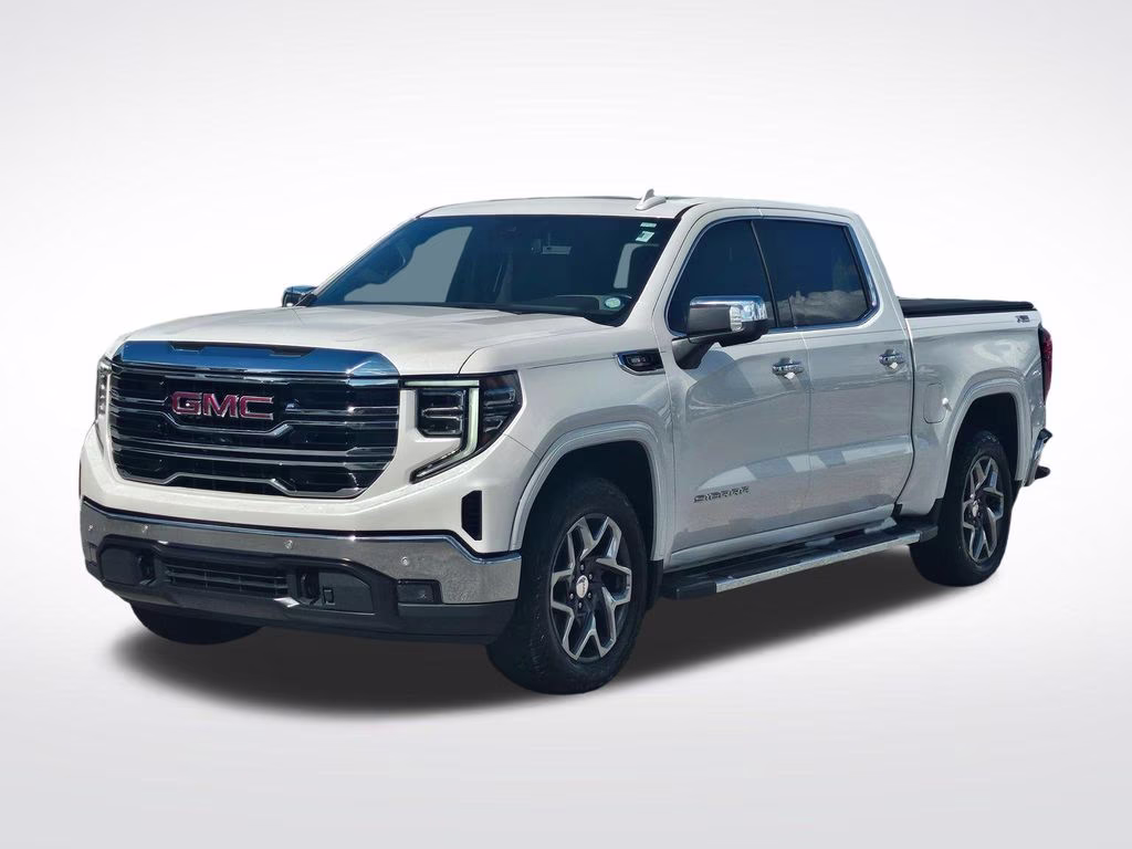2022 White Frost Tricoat GMC Sierra 1500 SLT 4X4 Truck