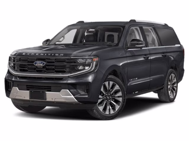 2025 Black Metallic Ford Expedition Max Platinum 4X4 SUV