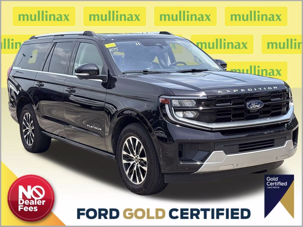 2025 Black Metallic Ford Expedition Max Platinum 4X4 SUV