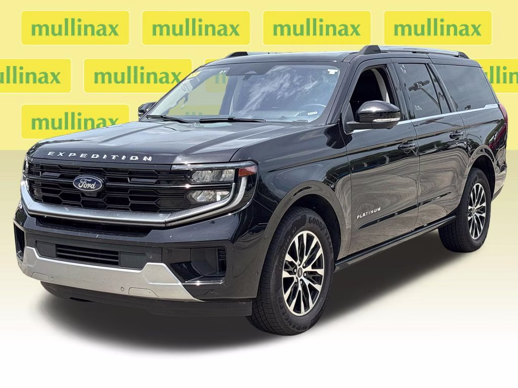 2025 Black Metallic Ford Expedition Max Platinum 4X4 SUV