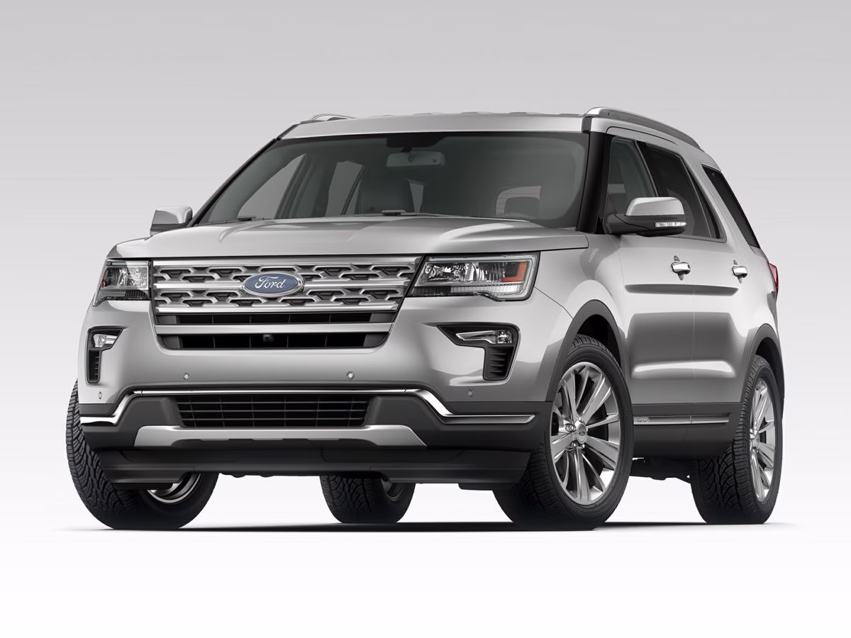 2019 Oxford White Ford Explorer Base FWD SUV