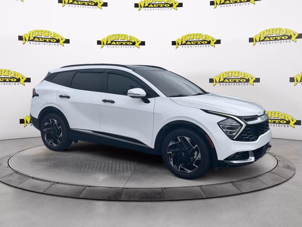 2023 Glacial White Pearl Kia Sportage SX-Prestige FWD SUV