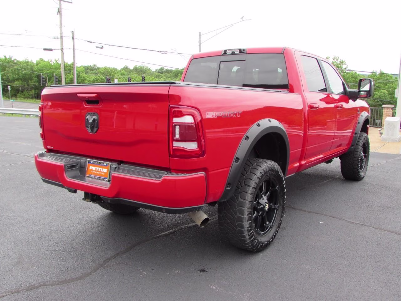 2024 Flame Red Clearcoat Ram 2500 Big Horn 4X4 Truck