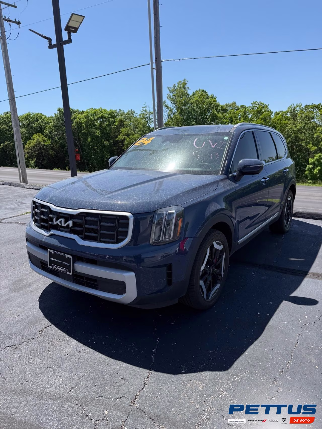 2024 BLUE Kia Telluride S FWD SUV