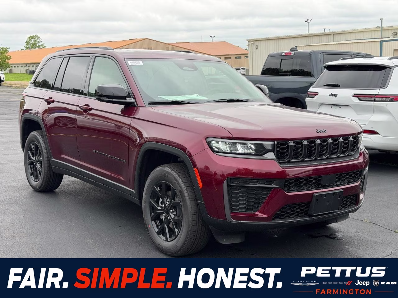 2026 Velvet Red Pearlcoat Jeep Grand Cherokee Laredo Altitude 4X4 SUV