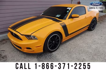 2013 Yellow Ford Mustang Boss 302 RWD Coupe
