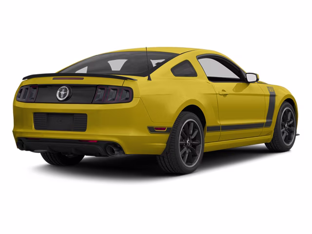 2013 Yellow Ford Mustang Boss 302 RWD Sedan