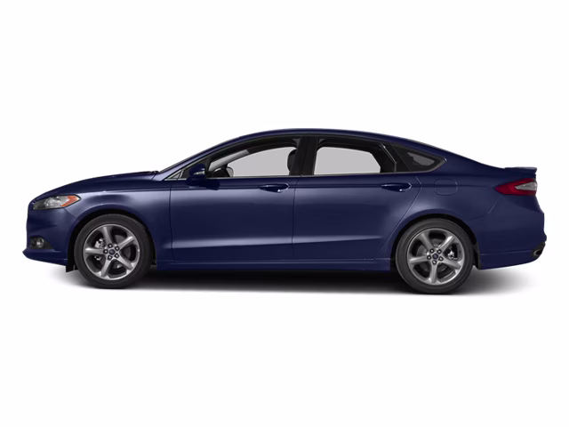 2014 Blue Ford Fusion SE FWD Sedan