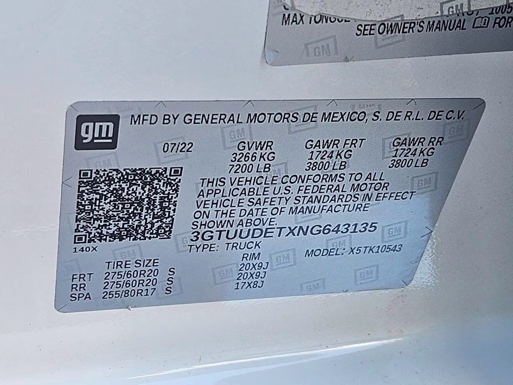 2022 White Frost Tricoat GMC Sierra 1500 SLT 4X4 Truck