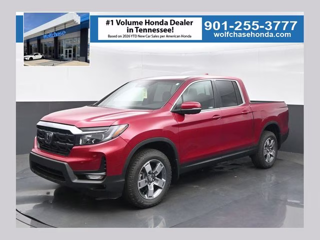 2026 Radiant Red Metallic II Honda Ridgeline RTL AWD Truck