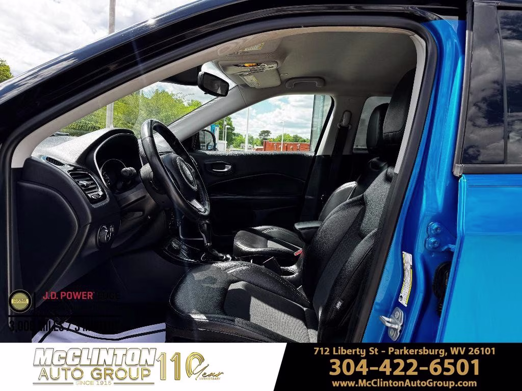 2019 Laser Blue Pearlcoat Jeep Compass Latitude 4X4 SUV