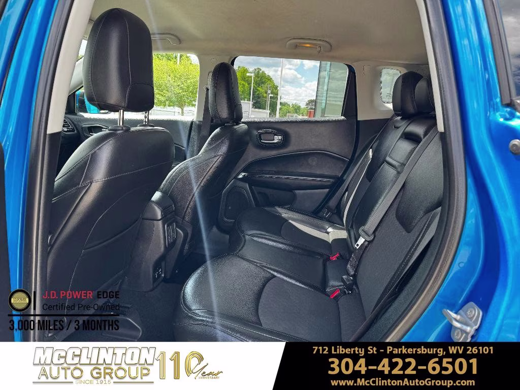 2019 Laser Blue Pearlcoat Jeep Compass Latitude 4X4 SUV