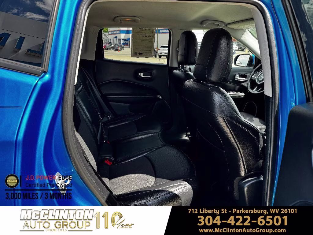 2019 Laser Blue Pearlcoat Jeep Compass Latitude 4X4 SUV