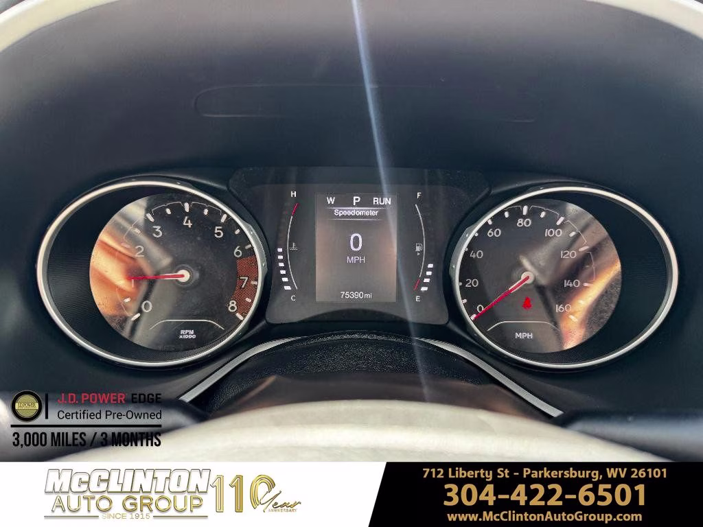 2019 Laser Blue Pearlcoat Jeep Compass Latitude 4X4 SUV