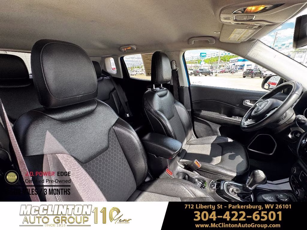 2019 Laser Blue Pearlcoat Jeep Compass Latitude 4X4 SUV