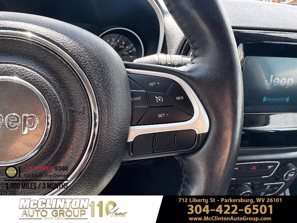 2019 Laser Blue Pearlcoat Jeep Compass Latitude 4X4 SUV