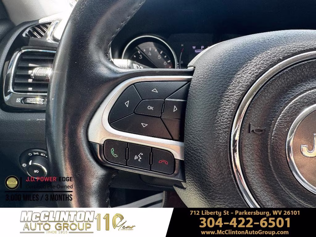 2019 Laser Blue Pearlcoat Jeep Compass Latitude 4X4 SUV
