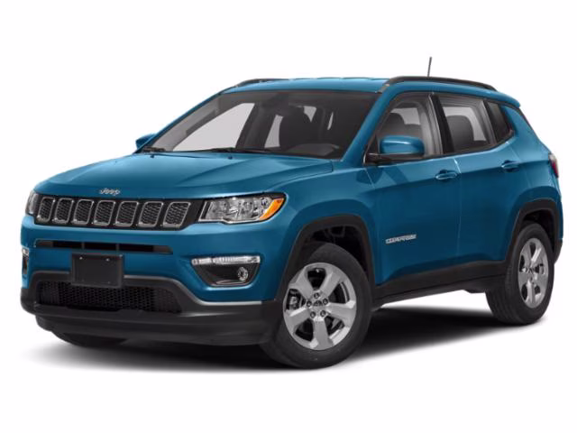 2019 Blue Jeep Compass 4X4 Crossover