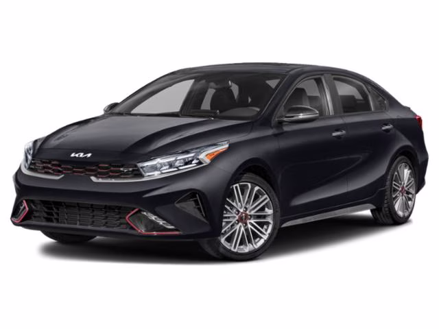 2023 Black Kia Forte GT FWD Sedan