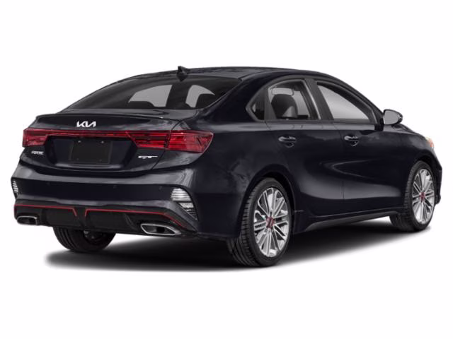 2023 Black Kia Forte GT FWD Sedan