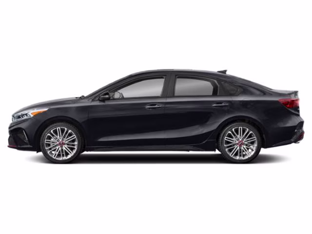 2023 Black Kia Forte GT FWD Sedan
