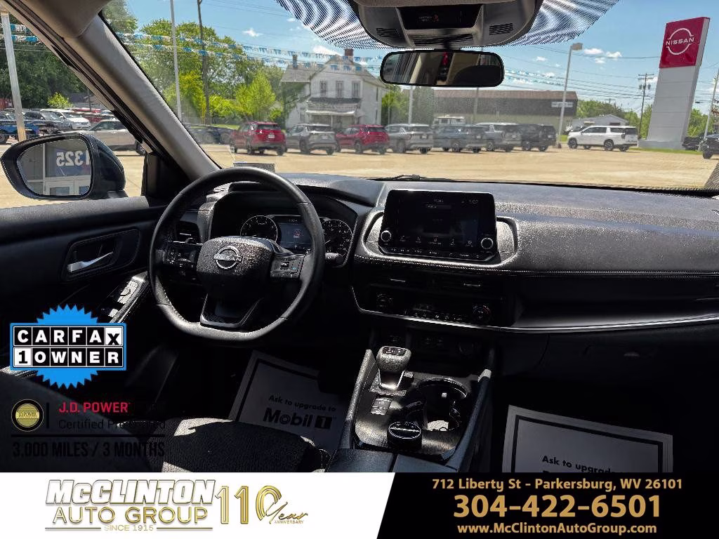 2025 Super Black Nissan Rogue SV AWD SUV