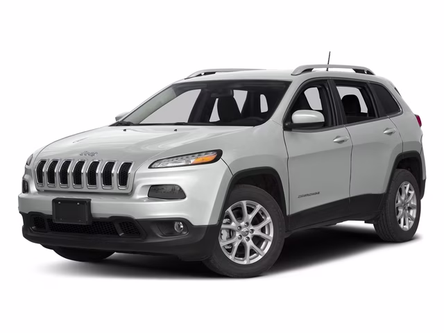 2017 White Jeep Cherokee 4X4 Crossover
