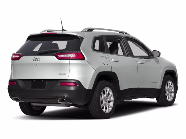 2017 White Jeep Cherokee 4X4 Crossover