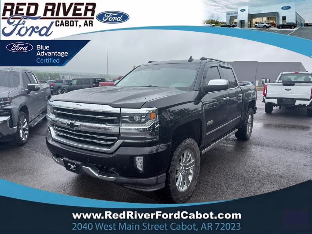 2018 Black Chevrolet Silverado High Country 4X4 Truck
