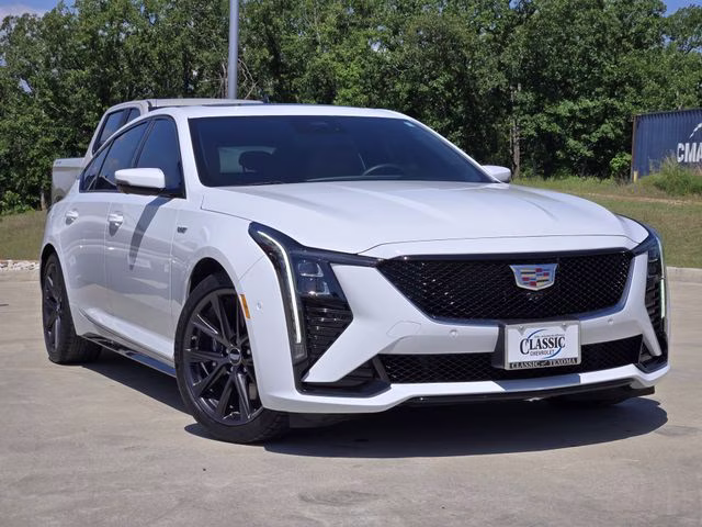 2025 Summit White Cadillac CT5 V-Series RWD Sedan