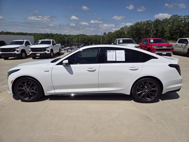 2025 Summit White Cadillac CT5 V-Series RWD Sedan
