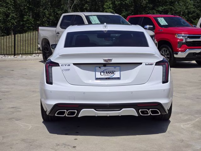 2025 Summit White Cadillac CT5 V-Series RWD Sedan