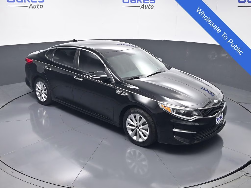 2018 Ebony Black Kia Optima LX FWD Sedan