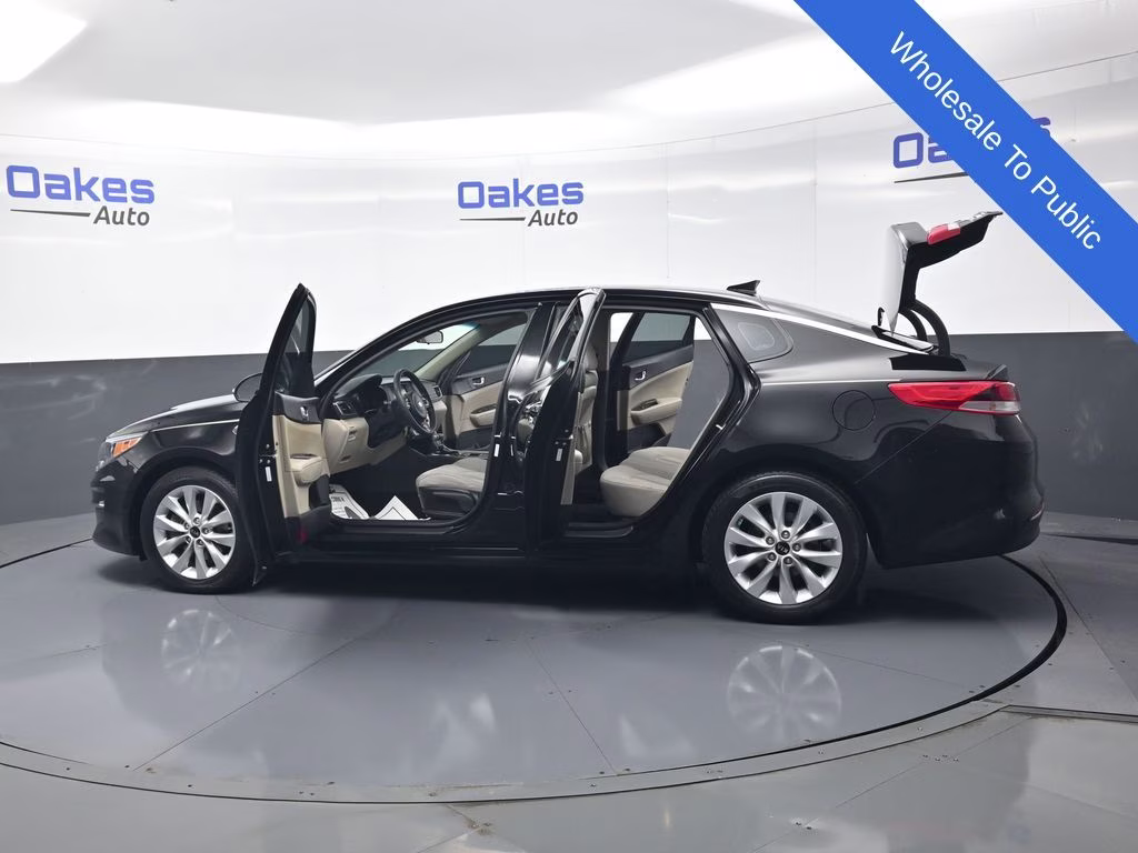 2018 Ebony Black Kia Optima LX FWD Sedan